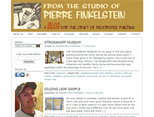 Tablet Screenshot of pierrefinkelstein.com